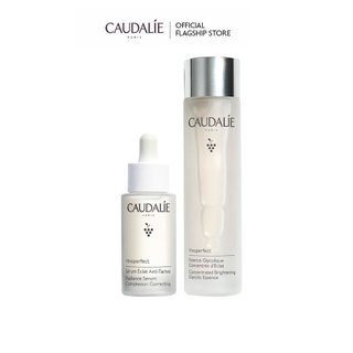Combo nhân đôi hiệu quả giảm thâm nám, đốm nâu & làm sáng da Caudalie Vinoperfect (serum 30ml + Glycolic150ml)
