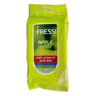 Khăn ướt fressi care apple gói 20 miếng/ giấy ướt fressi táo xanh