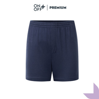 Quần sooc nam cotton mặc nhà phong cách cổ điển chính hãng ONOFF - 18BS24A032