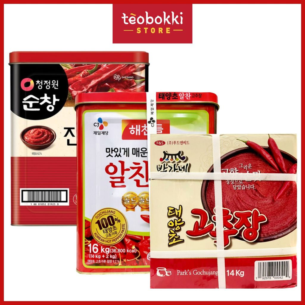 [SHIP HCM] Tương ớt Gochujang Hàn Quốc thùng 14kg, 16kg