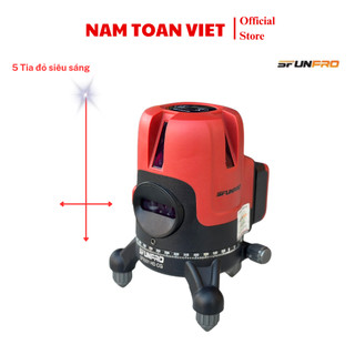 Máy cân bằng laser sfunpro sf9301hd gồm 5 tia đỏ siêu sáng