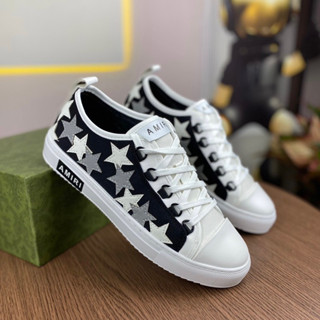  Giày Amiri Hình Ngôi Sao Nam Nữ C.anvas sneaker nam nữ A.miri canvas hình ngôi sao da đế cao su non Modastore 