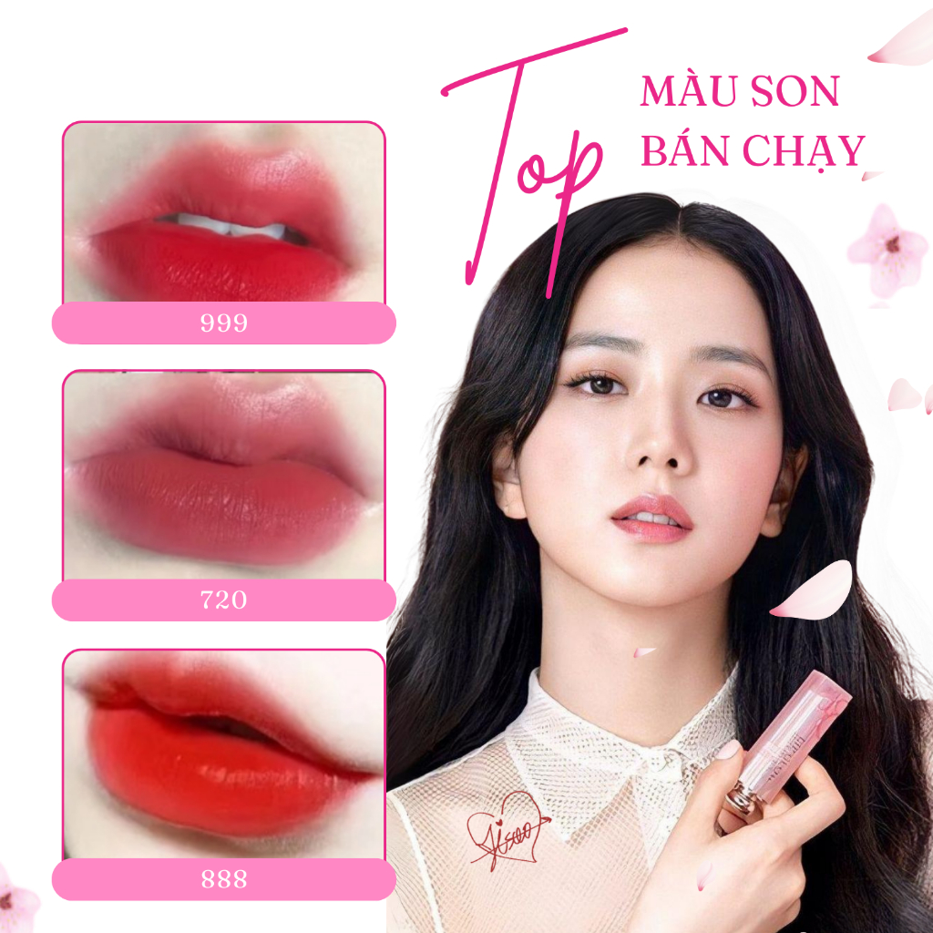 Son Dior Rouge Matte Velvet 999 720 888 chính hãng fullbox căng bónng mềm