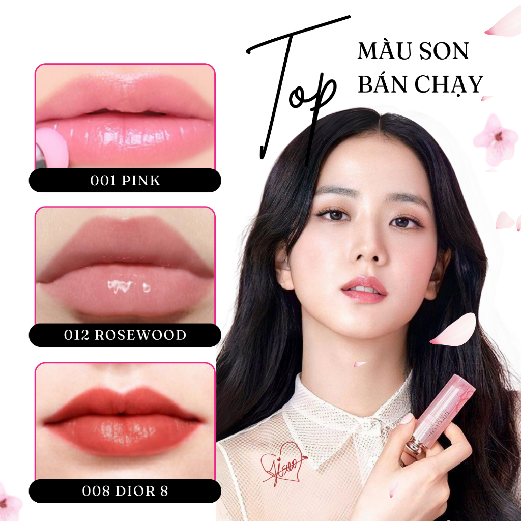 Son dưỡng Dior Addict Lip Glow 001 004 015 chính hãng Fullbox 3