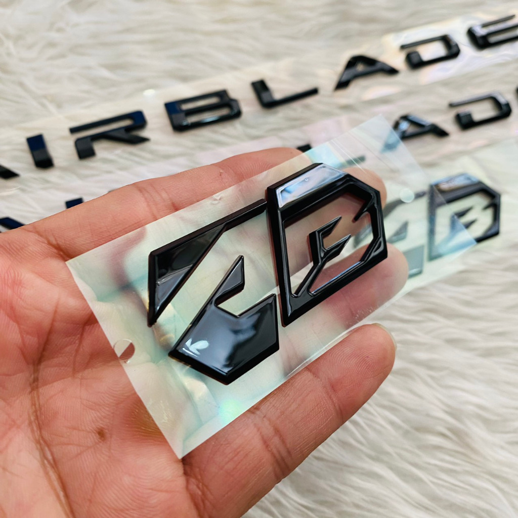 TEM AIR BLADE 2020 MÀU ĐEN CHỮ NỔI HÀNG CAO CẤP KHÔNG PHAI MÀU - GIÁ 1 CẶP