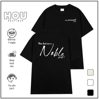 Áo Thun Nữ  100% Cotton 250gsm Form rộng tay lỡ  Noble