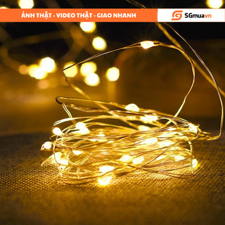 Dây led nháy đèn đom đóm chớp nháy dùng pin 1m 2m 3m