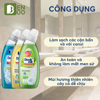 Dung dịch tẩy rửa Bồn Cầu WC, Toilet vệ sinh nhà tắm Denkmit chai 750ml