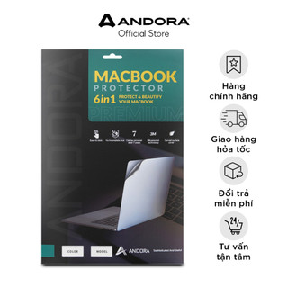 Bộ dán bảo vệ ANDORA Full 6 in 1 cho MacBook
