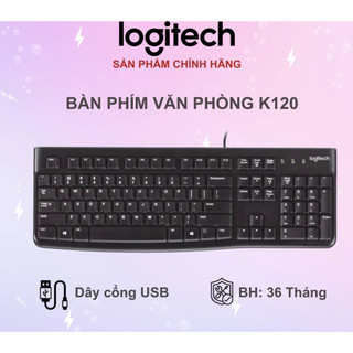 Bàn phím máy tính Logitech K120 chính hãng