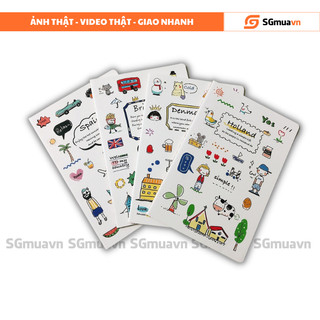 Sổ tay A5 Sổ tay mini Sổ ghi chú họa tiết hoạt hình dễ thương