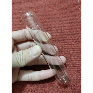 Ống nghiệm thủy tinh Đáy bằng, Phi 22 ( đường kính ống 22 mm )