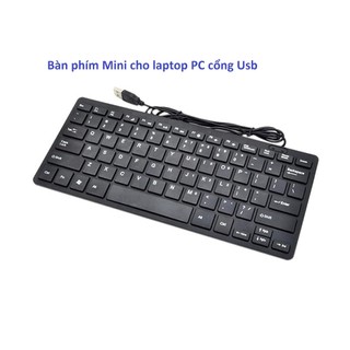 Bàn phím mini USB Hỗ trợ Macbook Windows Android đa năng