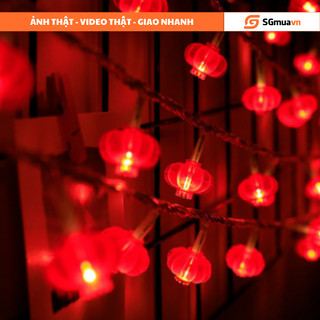 Dây đèn LED lồng đèn mini trang trí nhà cửa dịp Tết Năm mới Tiệc cưới Lễ hội
