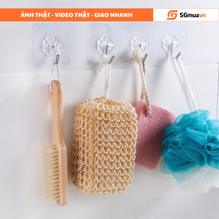 Móc dán tường trong suốt chịu lực bằng nhựa PVC