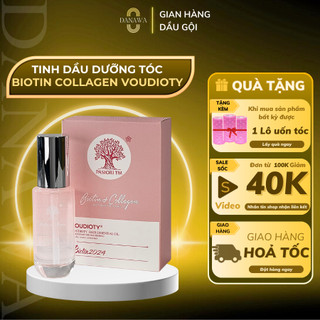 Tinh dầu dưỡng tóc Essence Biotin Collagen Pasiori Voudioty, tinh chất hoa hồng Ý giúp tóc chắc khỏe