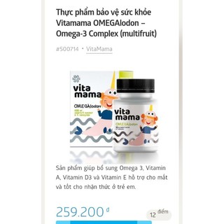 ❤️❤️❤️Viên uống VitaMama Omega-3 Siberi Nga tăng cường trí não và sáng.