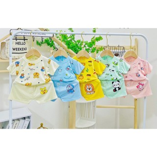 Mẫu Mới- 3 bộ quần áo thun lạnh cho trẻ em- 3 bộ 3 màu khác nhau- chất thun lạnh đẹp