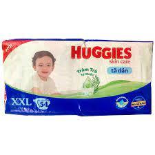 Tã dán HUGGIES DRY XXL54 ( từ 16-25kg) hương tràm trà - HSD luôn mới