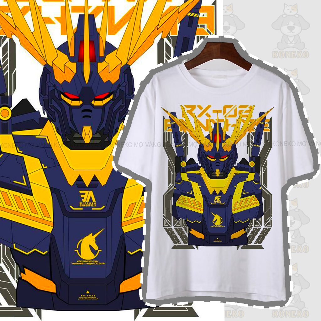 Áo Thun Gundam Đen Ngầu, Gundam, Suit Gundam, Siêu Nhân Gundam, Siêu Nhân Biến Hình