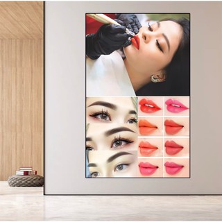 Tranh SPA Chăm Sóc Da/ Phun Săm Thẩm Mỹ/ Chăm Sóc Da Mặt/ Gội Đầu Dưỡng Sinh/ Quà Tặng