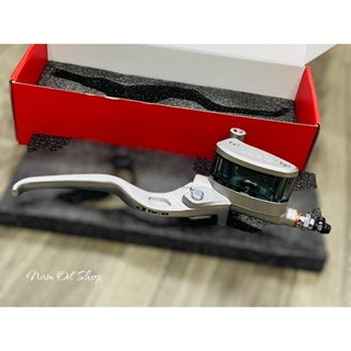 Tay thắng RCB E2 14mm bình dầu liền màu bạc