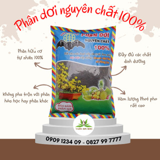 Phân Dơi Thuận Phát nguyên chất 100%, 500gr, tốt cho cây ăn trái, hoa cây kiểng (Vườn Sài Gòn)