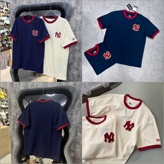 Áo new era mlb yankees navy viền đỏ logo thêu 13038755 - ny navy viền đỏ * áo thun new era chính hãng