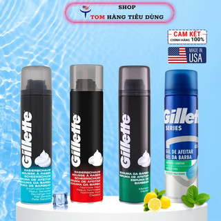 Bọt cạo râu Gillette 300ml cho nam giới hàng Pháp