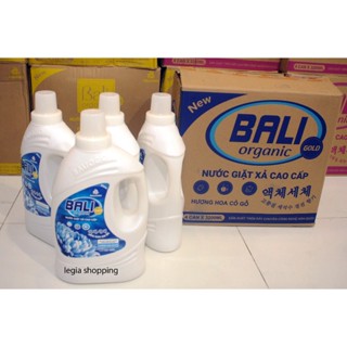 Thùng 4 can (1 can 3.2L) Nước Giặt Xả Bali Gold Organic công nghệ Hàn Quốc  Hương Thơm Dịu Nhẹ, Đậm Đặc, Lưu Hương Lâu