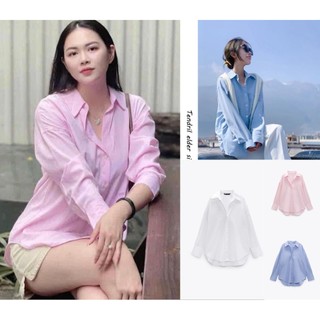 Áo Zara Áo sơ mi basic thô Zara xuất xịn A282