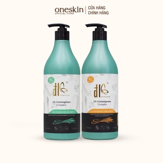Dầu gội xả thảo dược tinh chất bồ kết, sả, chanh ĐL ĐLE Lemongrass 750ML, phục hồi chống rụng kích mọc tóc