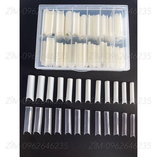 Móng nối tre nail form dài đắp bột đắp gel