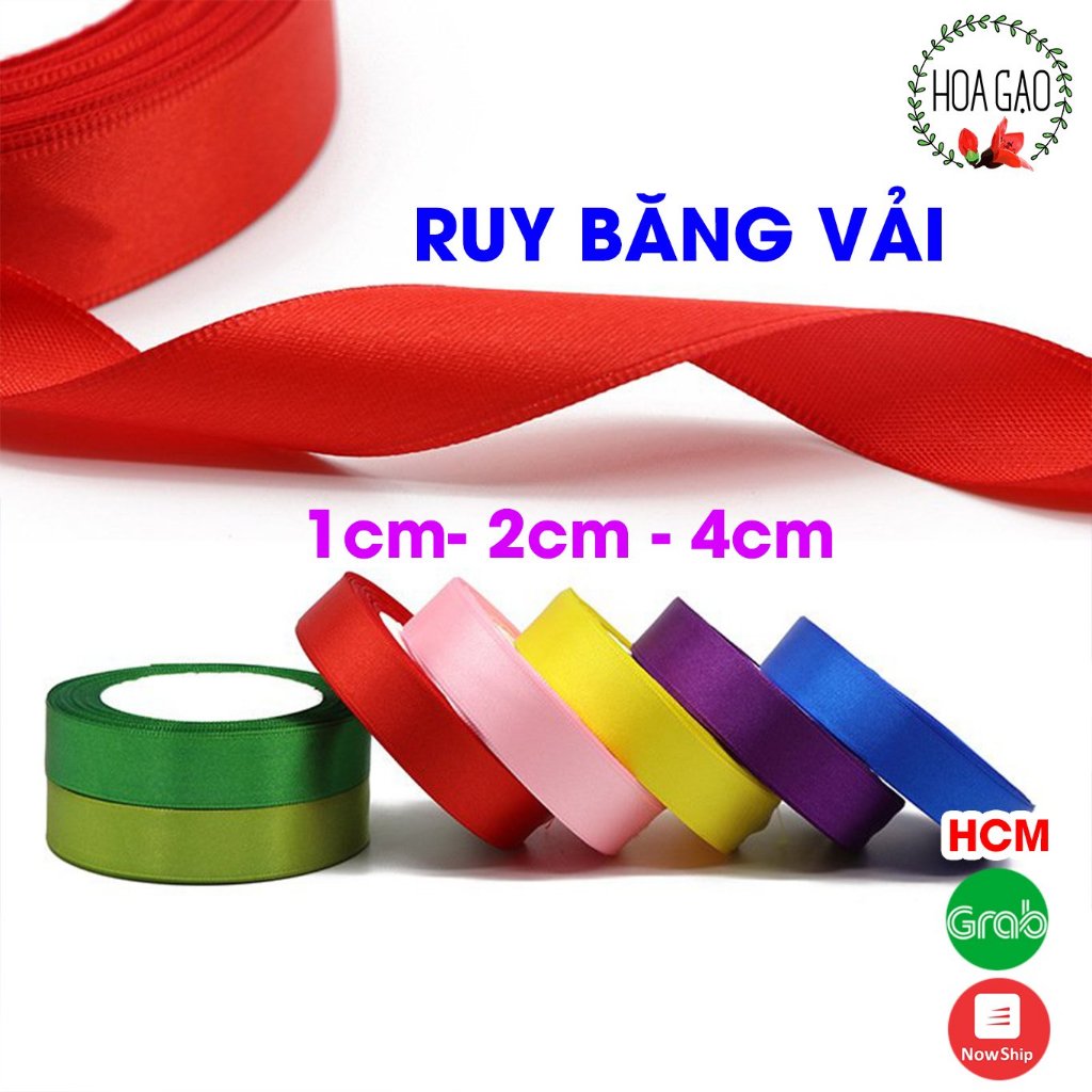 Ruy băng dây ruy băng lụa HOA GẠO GRL ri băng duy băng đỏ dây nơ ruy băng dây lụa đỏ dây đỏ treo cây