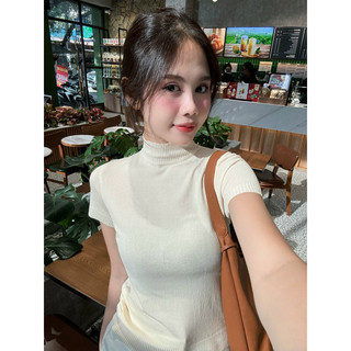 [RÁCH STORE] Áo Gân - 8212 - Cổ Cao - Tay Ngắn