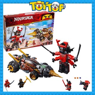 Đồ chơi lắp ráp ninjago cỗ xe máy khoan của ninja đất Cole xếp hình Bla 11163 Lpin 06097 mô phỏng 70669