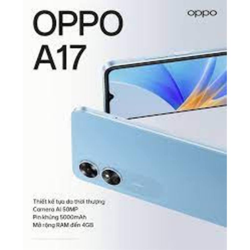điện thoại Oppo-A17 (Oppo A17.) 2sim ram 8/256G Cấu Hình khủng, Cày Gme nặng mượt, BH 12 Tháng - MMO 01 | BigBuy360 - bigbuy360.vn