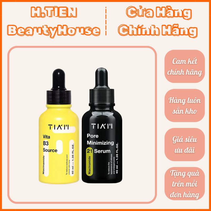[CÓ VAT] Serum sáng da TIAM B3 Niacinamide 40ml