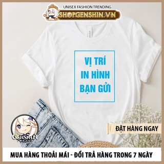Nhận in hình cá nhân, in theo yêu cầu lên áo thun (Inbox để gửi hình)