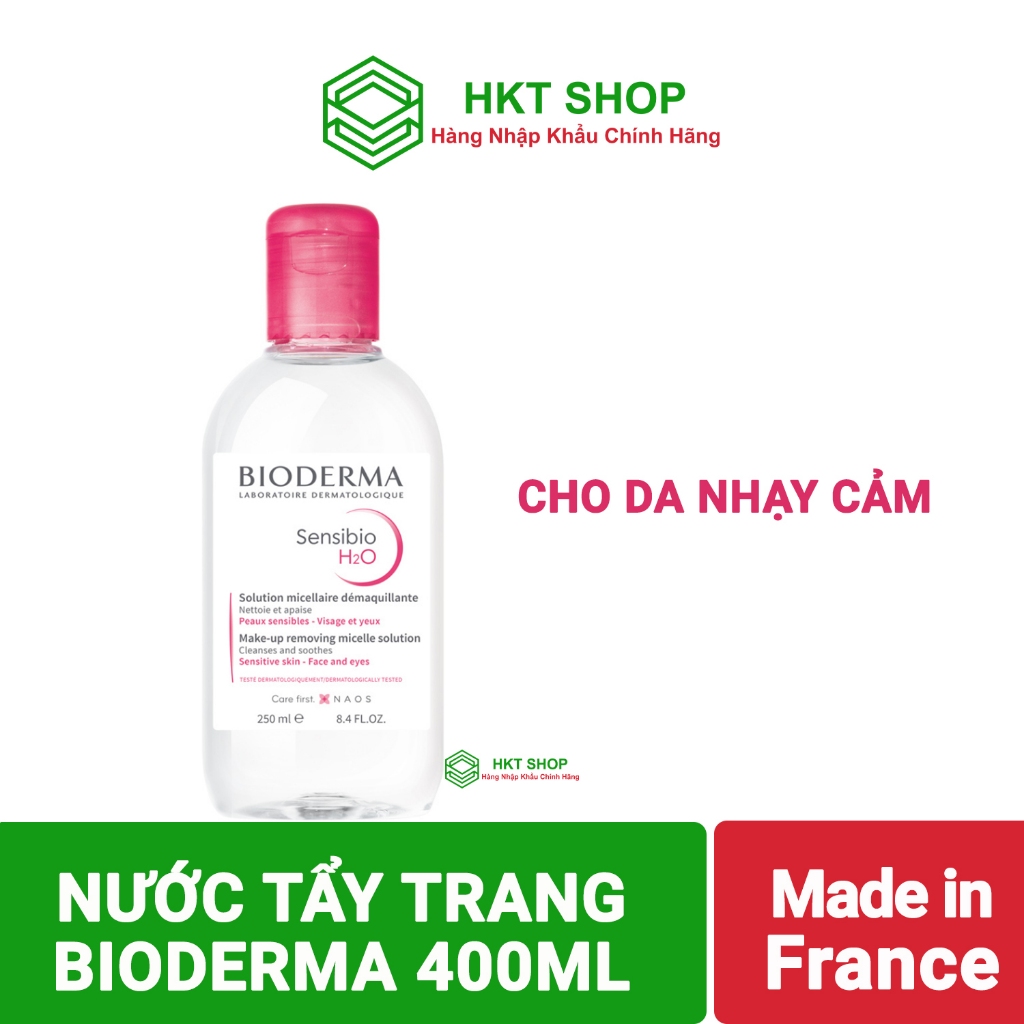 Nước Tẩy Trang Bioderma Sensibio H2O_HKT shop