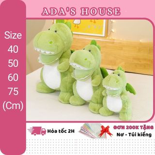 Gấu bông khủng long xanh có cánh khủng long cute ada's house