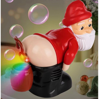 Máy Thổi Bong Bóng Phát Nhạc Tự Động Hình Ông Già Noel Vui Nhộn