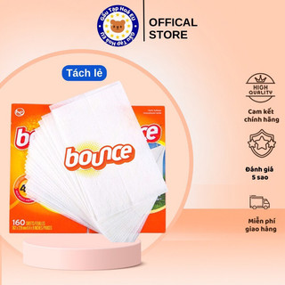 [ Tách lẻ] Giấy thơm quần áo Bounce Mỹ - Làm thơm quần áo và loại bỏ mùi ẩm mốc  - shop Gấu tạp hoá