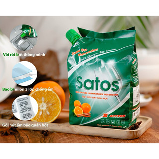 MỚI - Bột rửa bát Satos Advance dùng cho máy rửa bát