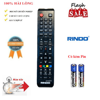 Remote điều khiển rindo tv lcd/led/smarttv hàng chính hãng theo tv 100% tặng kèm pin