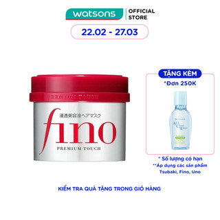 Kem Ủ Tóc Cao Cấp Fino Phục Hồi Hư Tổn Premium Touch 230g