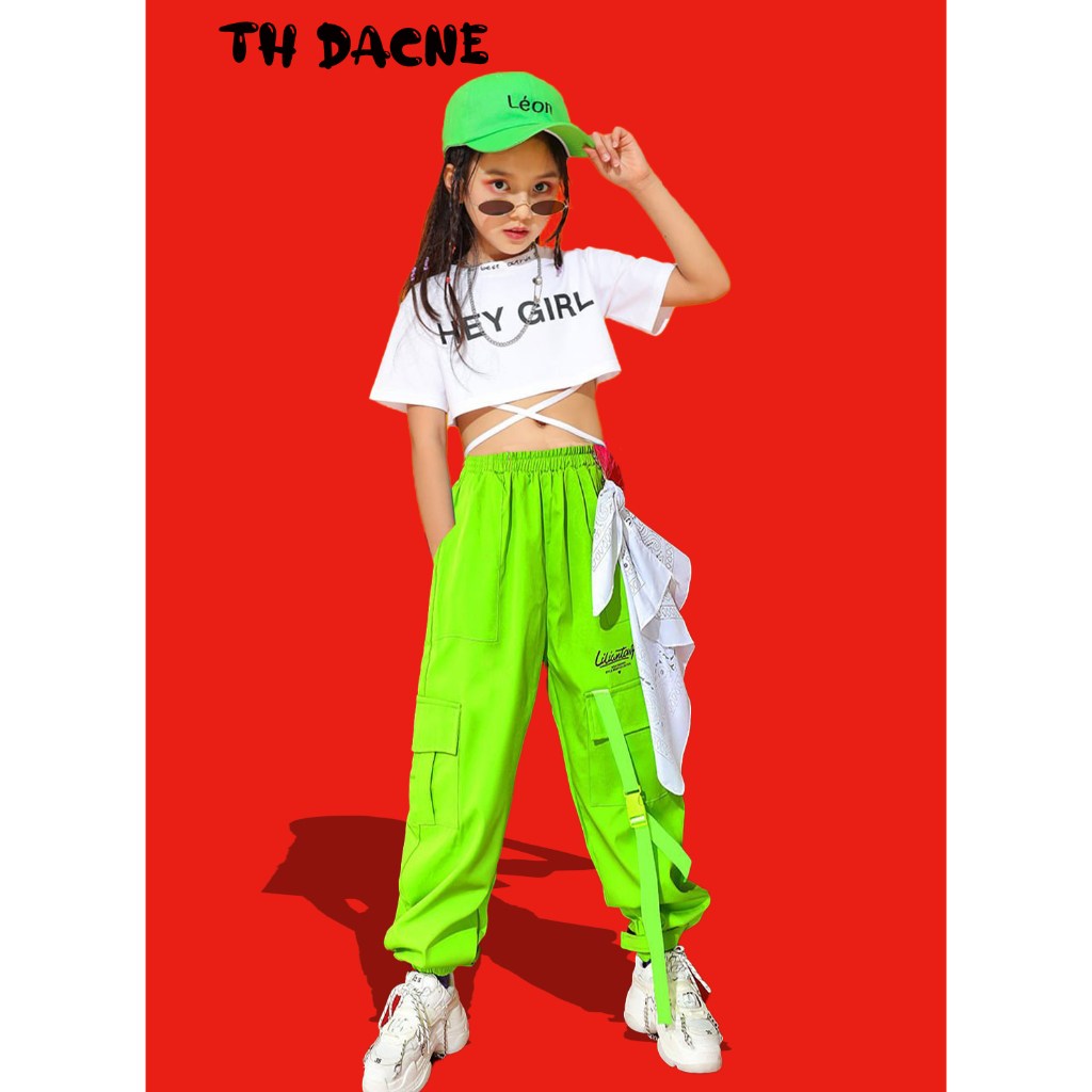 Áo crop Trắng dây | Áo nhảy hiện đại nữ