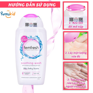 Dung dịch vệ sinh phụ nữ Femfresh 250ml - Giúp dưỡng ẩm, kháng khuẩn