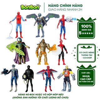 Đồ chơi mô hình người nhện SPIDER MAN phiên bản người nhện xa và trở về nhà, hàng xuất xịn- hộp móp, có khớp - chức năng