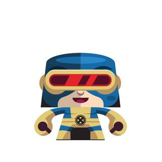 Mô hình giấy 3d nhân vật - cyclops - xmen series